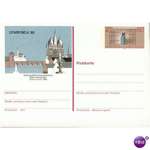 Germany postcard 1983 - Lympurga '83