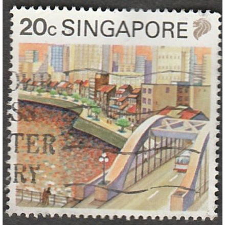 Singapore. 20c Value. Fine Used