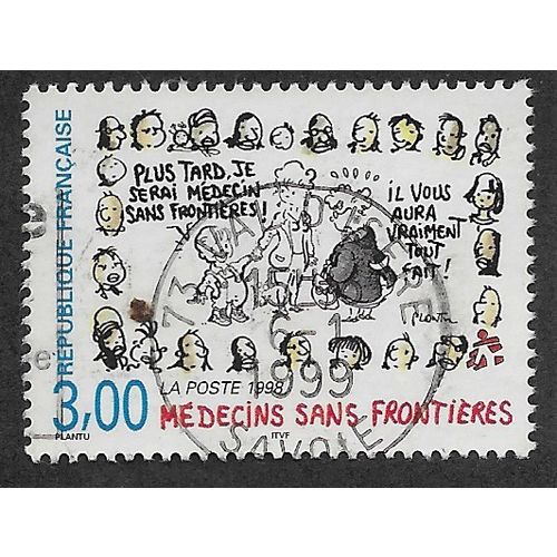 FRA 1998 3F 'MEDICINS SANS FRONTIERES' FINE USED (EBID55-719)
