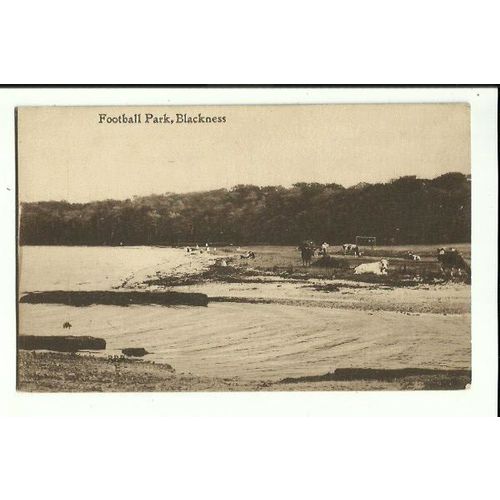 West Lothian BLACKNESS Football Park Postcard by Crichton