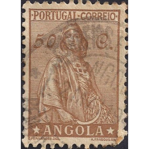 ANGOLA, Ceres, brown 1932, 50c, #2