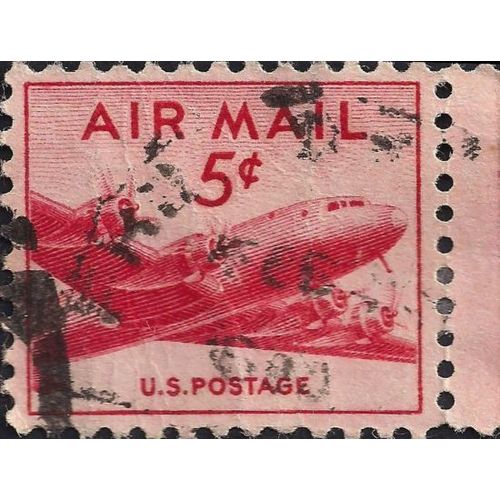 USA, AIR, DC4 Skymaster, red 1945, 5c