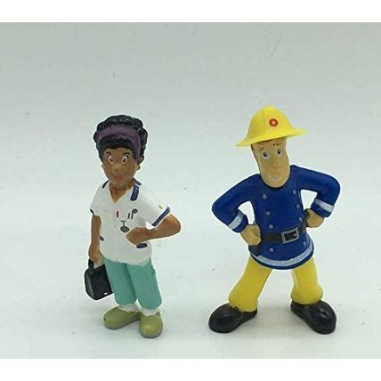 Fireman Sam Fun Toys Doll 12 Creative Cake Accessories Gift Topper Figure Kids