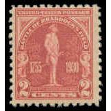 688 2c Battle of Braddock Barely Clears MNH M07178
