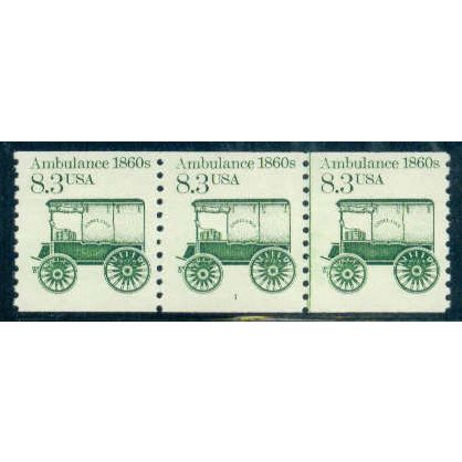 2128 8.3c Ambulance Fine MNH Dry Gum PNC 1/3 A02213