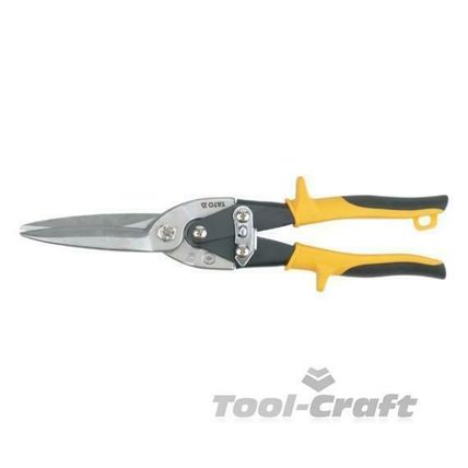 Yato professional heavy duty serrated edges tin snips straight cutting 290 mm