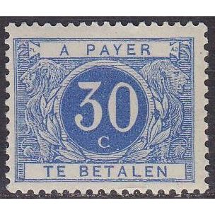 BELGIEN BELGIUM [Porto] MiNr 0020 ( **/mnh )