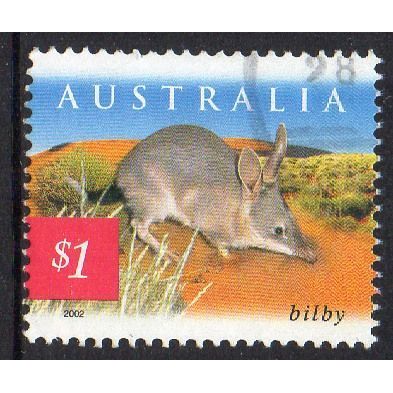 Australia 2002 Nature of Australia - Desert - Bilby $1 Used