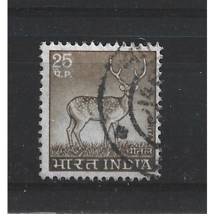 India.SG722 25p Spotted Deer.Fine Used.June23