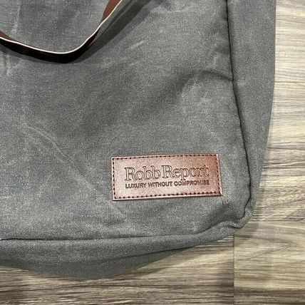 ROBB REPORT MAGAZINE TOTE BAG-GRAY/BROWN-UNISEX-NEW-SEALED-FAST SHIPPING