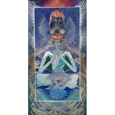 Artistic pisces zodiac sign poster