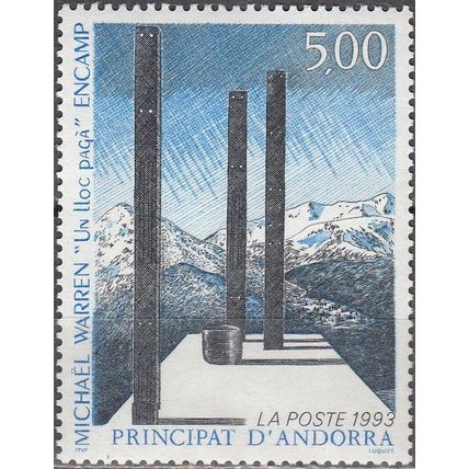 Andorre Français 1993 Michel 460 Neuf ** Cote (2008) 3.00 € Art Michael Warren
