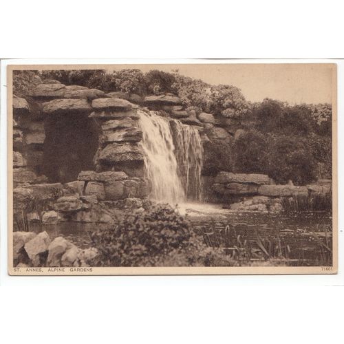 Alpine Garden St Annes-on-Sea Lancashire Postcard 71601