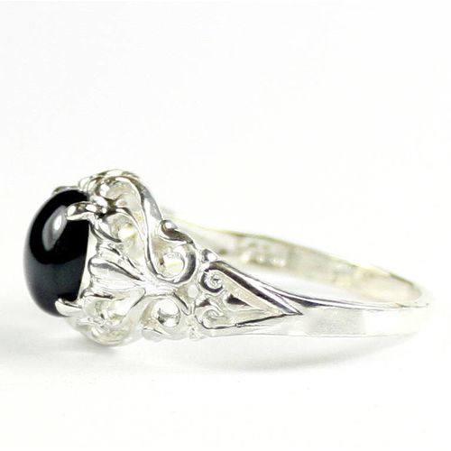 Blue Star Sapphire, 925 Sterling Silver Ring, SR113