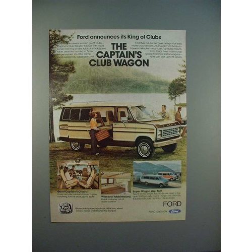 1978 Ford Captain's Club Wagon Ad - King of Clubs