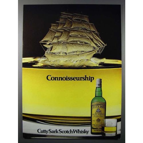 1980 Cutty Sark Scotch Ad - Connoisseurship