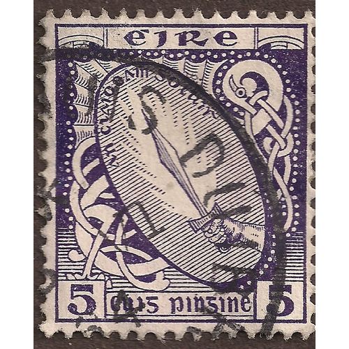 EIRE, Sword of Truth, violet 1922 onwards, 2d
