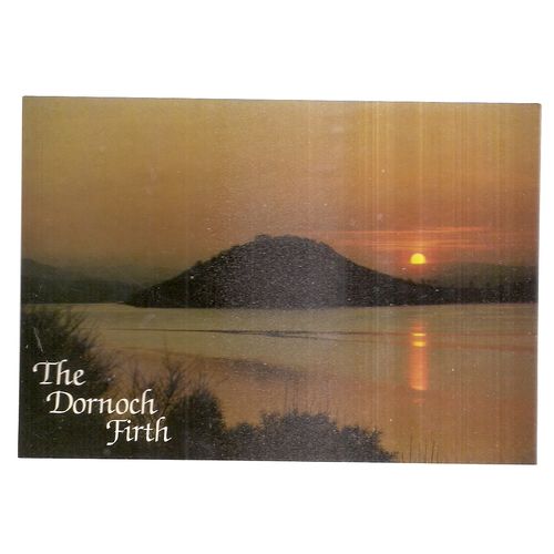 THE DORNOCH FIRTH, SUTHERLAND SCOTLAND unused vintage postcard Anne Baxter /
