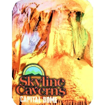 Skyline Caverns Capital Dome Photo Fridge Magnet