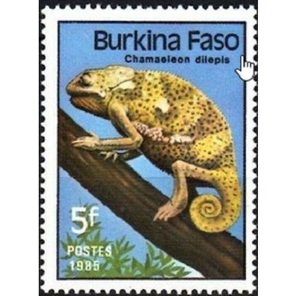 African Babboon & Burkina Faso Iguana stamp collection Sealed 3 pcs