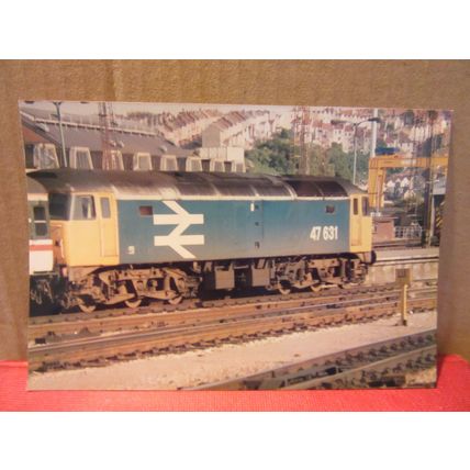 no 47-631 diesel engine photograph.. railway 10 x 15 cms. #