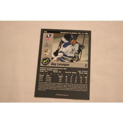 Guy Leveque 1993 Classic Pro Hockey Prospects NO. 124