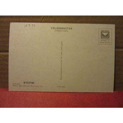 GIRVAN, Ayrshire, SCOTLAND unused postcard Colourmaster dated 1977 =