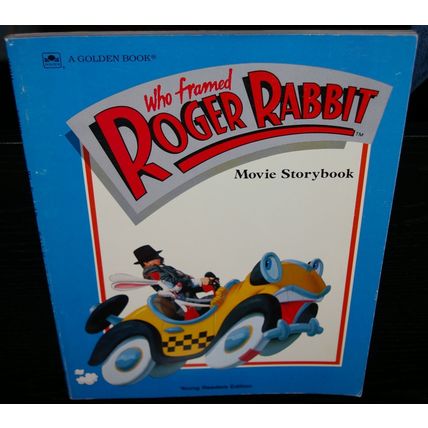 Who Framed Roger Rabbit Used Movie Storybook Softcover Golden Book