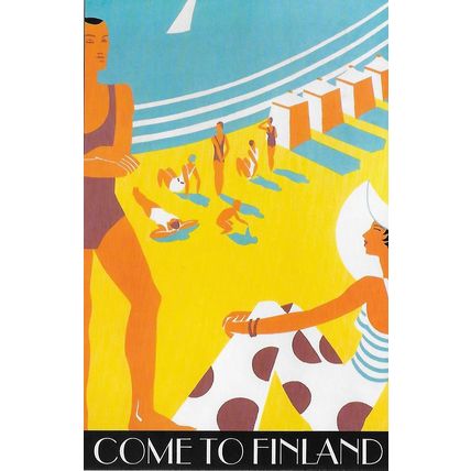 Come to Finland: 5 Postcards: Vintage Finnish Travel Posters