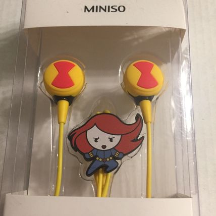 NEW Marvel Black Widow 1.2M Earphones