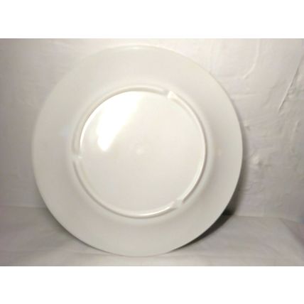 (4) Melamine au jardin Evergreen Plates - Floral/Pitcher Scene - Minimal Wear!