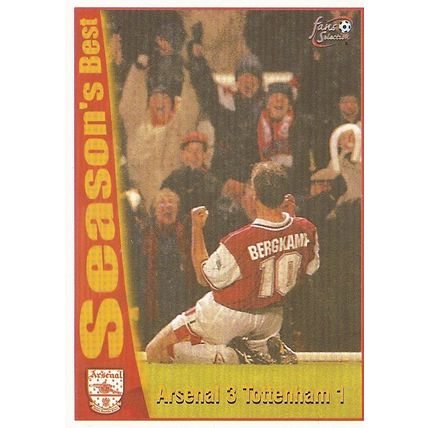 Futera's Arsenal 1997-98 Fans' Selection: Season's Best - No. 45, Arsenal 3 - To