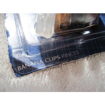 Goody 4.5" 5" Plastic Shelli Banana Clips Hair Updo Frosted Black Brown Tortoise