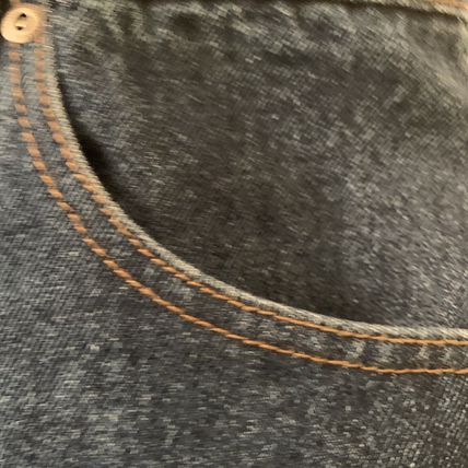 Harbor Bay Men's Big & Tall Blue Jeans Pockets Rugged Loose Fit Size 48x34