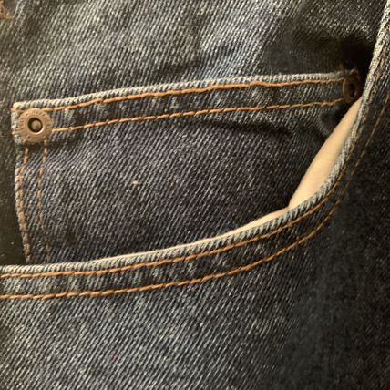 Harbor Bay Men's Big & Tall Blue Jeans Pockets Rugged Loose Fit Size 48x34