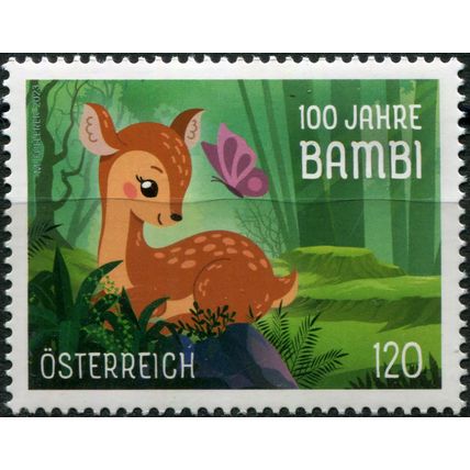 Austria. 2023. 100th Anniversary of Bambi (MNH **) Stamp