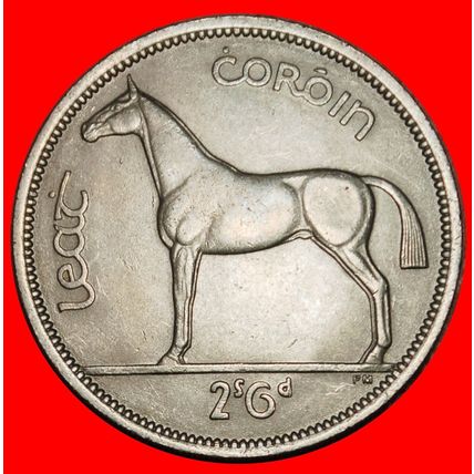 Ⰶ GREAT BRITAIN (1951-1967): IRELAND ★ 1/2 CROWN 1959 HORSE★LOW START★NO RESERVE