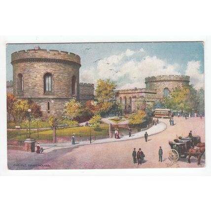 The Court Houses Carlisle Tucks Oilette Art Postcard Cumbria 7290