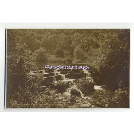 Ju1184 - Monsal Dale - The Waterfall - Judges postcard 15734