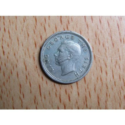New Zealand 1952 3d Threepence Coin