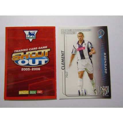 Neil Clement - West Brom - Shoot Out 2005 2006 Magic Box Football Card (EF1)