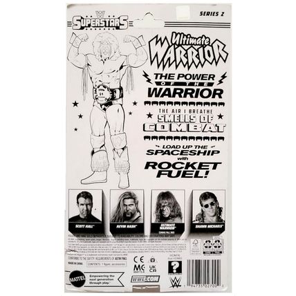 WWE Superstars: Ultimate Warrior (2021) *80s Retro Style Action Figure / Mattel*