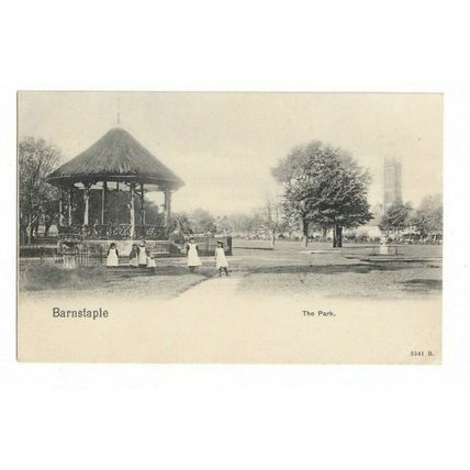 The Park, Barnstaple, Devon, Undivided Back Postcard.