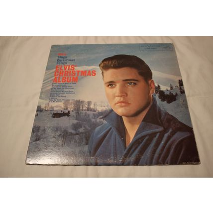 Elvis Presley LP with Original Company Record Sleeve-ELVIS’ CHRISTMAS ALBUM