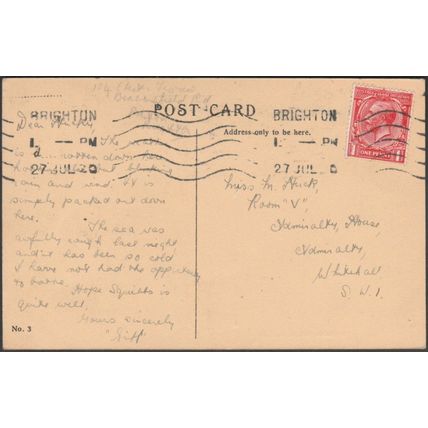 Madeira Walk, Brighton, Sussex, 1920 - Postcard