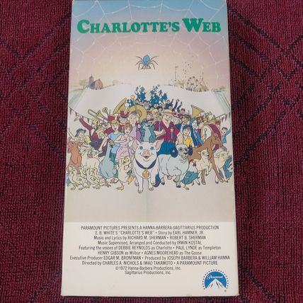 Charlottee's Web - Released 1972 - Children - Rated G - VHS Tape - Used