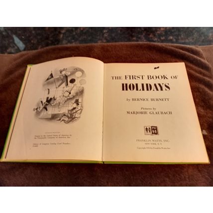 Basic Reader The First Book Of Holidays By Bernice Burnett 1955