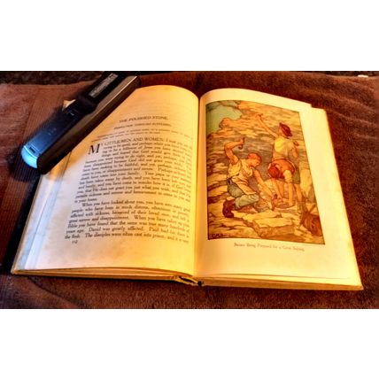 With The Children On Sunday By Sylvanus Stall 1911 Great Condition