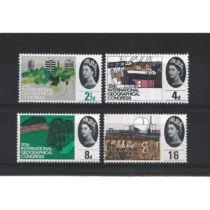 GB.20th International Geographical Congress,London set of 4.Mounted Mint.Jul25b