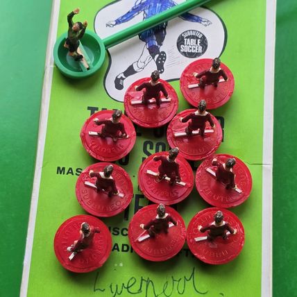 Subbuteo Heavyweight LIVERPOOL ABERDEEN STIRLING NUMBER 41 BOX TEAM SET - HW